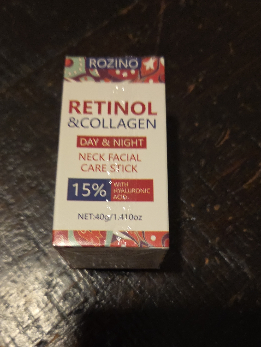 Rozino Retinol & Collagen Day & Night Neck Facial Care Stick — Nib Sealed